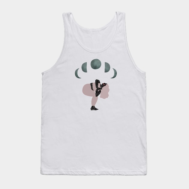 Moon phases Tank Top by Harmony Willow Studio